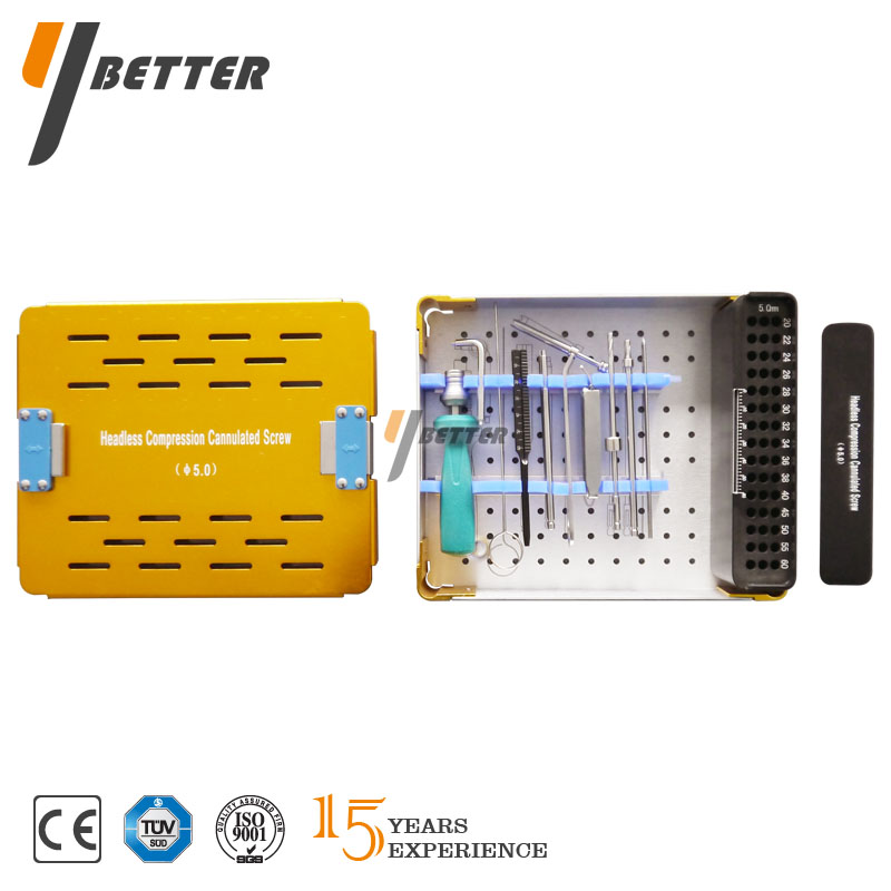 023 5.0mm無頭加壓空心釘器械包