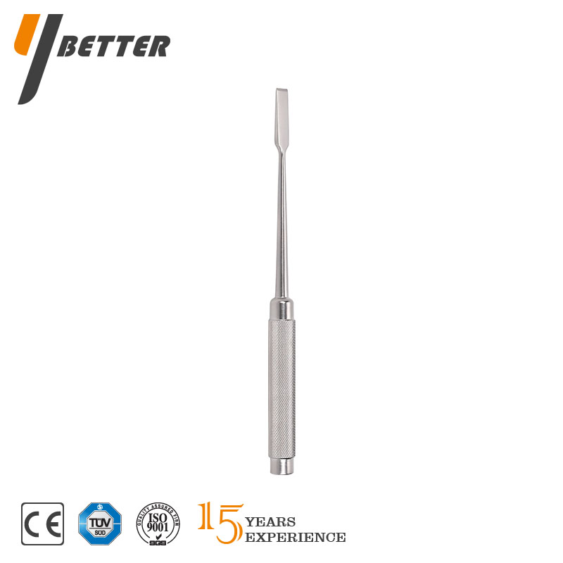 骨平鑿（薄型滾花柄）